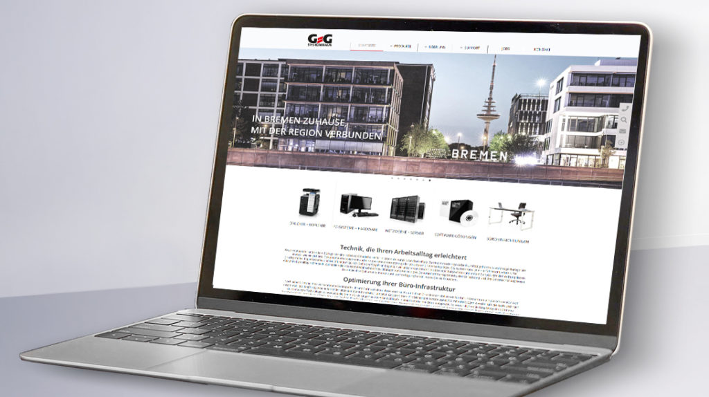 Webdesign & Internetseiten Erstellung für GG-Systemhaus