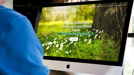 Webdesign Erdic Gartenbau GmbH